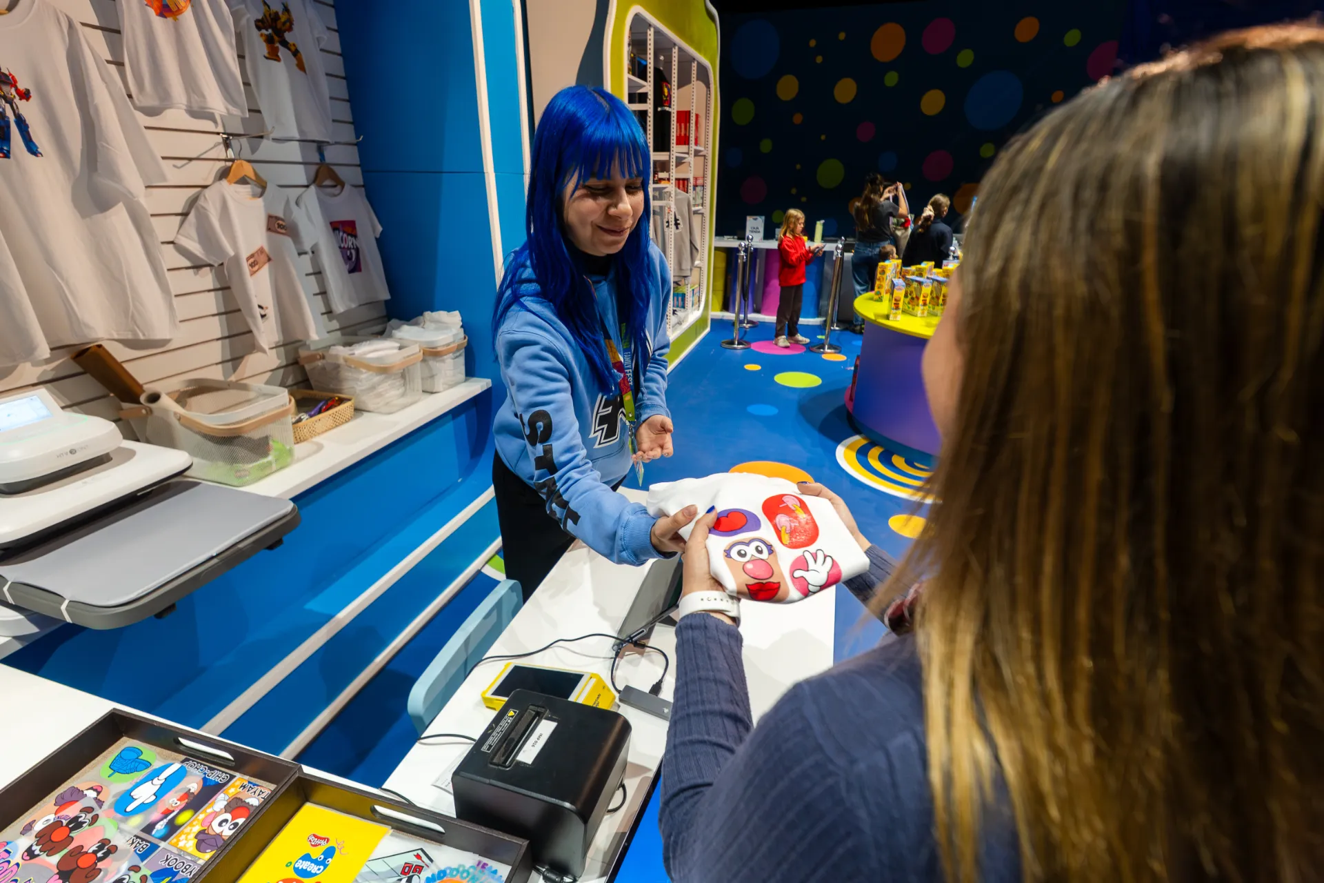Zona FunLab estampado de poleras HASBRO